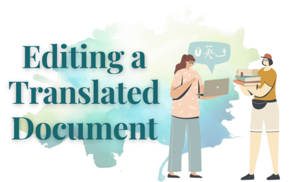Editing a Translated Document